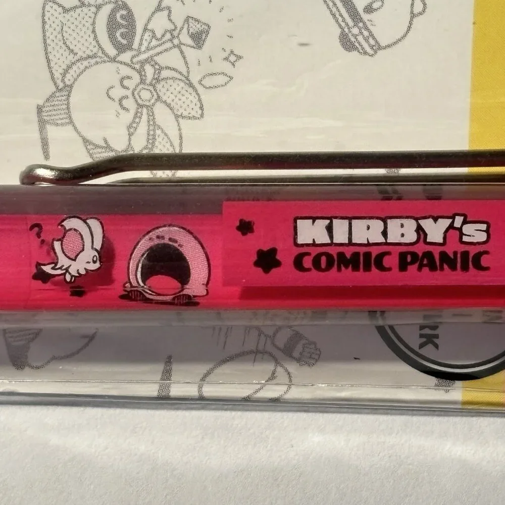 Nintendo Kirby's Comic Panic Floaty Pen Video Game Promo Japan
